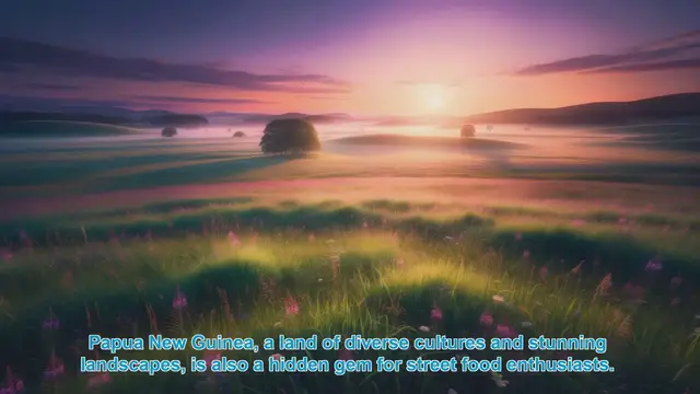 Video thumbnail for Discover the Vibrant Street Food of Papua New Guinea