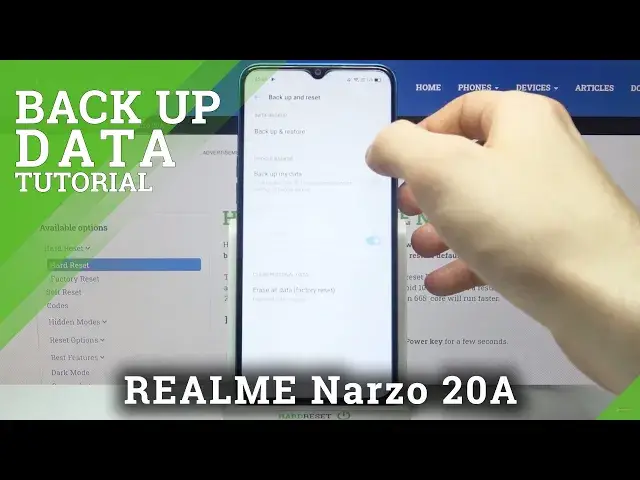 Video thumbnail for REALME Narzo 20A and Google Account Options – Start Google Backup