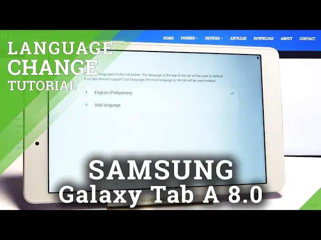 'Video thumbnail for How to Change System Language in SAMSUNG Galaxy Tab A 8.0 – List of Available Languages'
