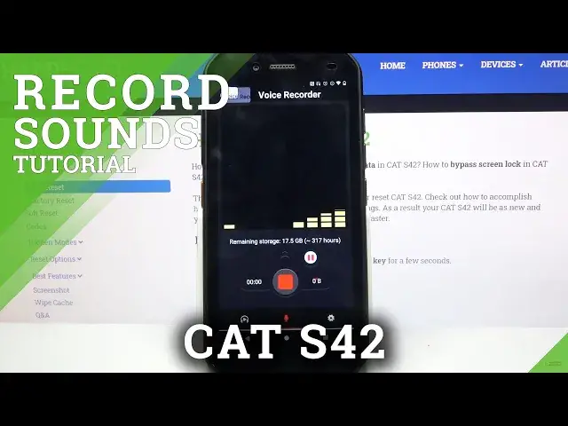 'Video thumbnail for How to Use Sound Recorder in Cat S42 - Operate Voice Recorder'