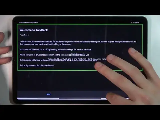 Video thumbnail for How to Activate TalkBack Mode on XIAOMI Pad 5 - Turn On TalkBack Mode