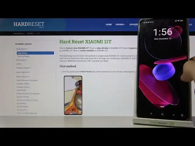 Video thumbnail for XIAOMI 11T Default Wallpapers Preview