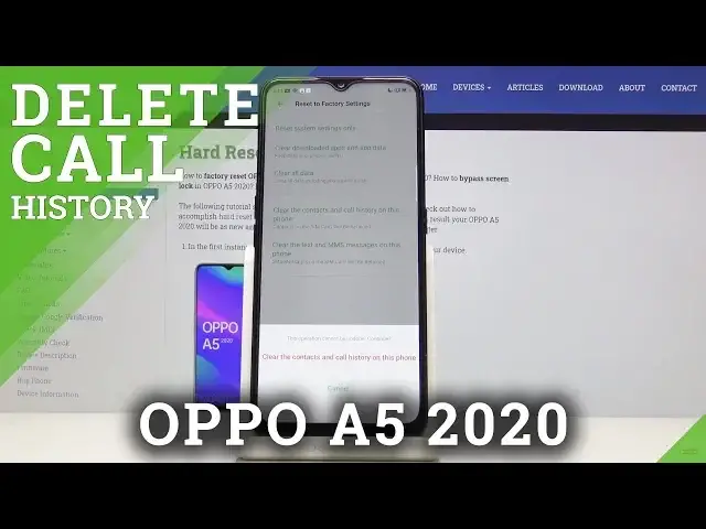 'Video thumbnail for How to Clear Contacts and Calling History in OPPO A5 2020'