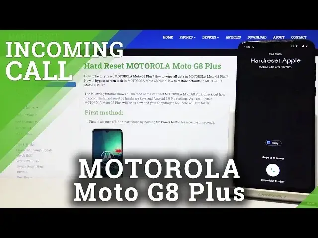 Video thumbnail for Incoming Call in MOTOROLA Moto G8 Plus – Incoming Call Options