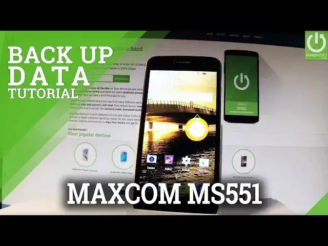 'Video thumbnail for How to Back Up Data in MAXCOM MS551 - Allow Google Backup'