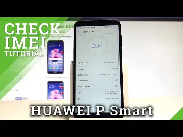 'Video thumbnail for How to Check IMEI and Serial Number in HUAWEI P Smart - IMEI Info |HardReset.Info'