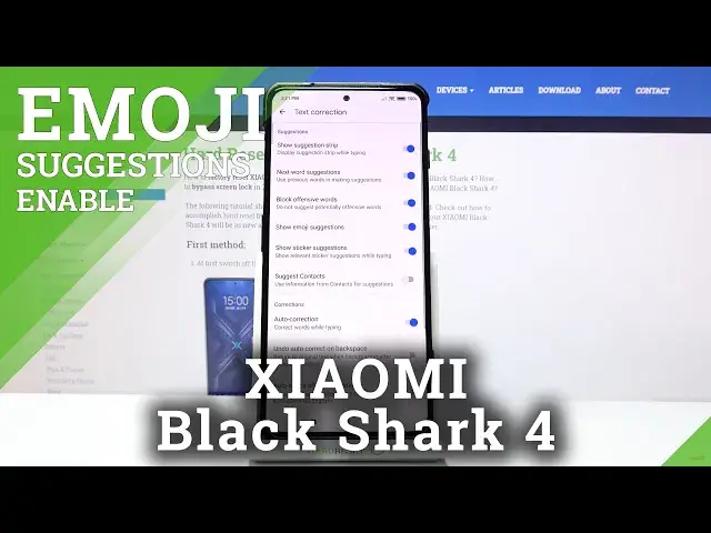 Video thumbnail for How to Enable Emoji Suggestions in Xiaomi Black Shark 4 - Predictive Emojis