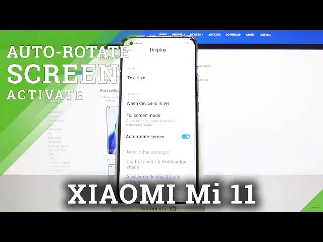 'Video thumbnail for How to Turn on Rotate Screen on XIAOMI Mi 11 - Activate Rotate Screen'