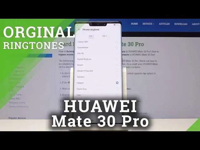 'Video thumbnail for HUAWEI Mate 30 Pro RINGTONE LIST'