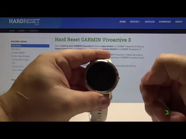 Video thumbnail for How to Soft Rest GARMIN Vivoactive 3 - Force Restart