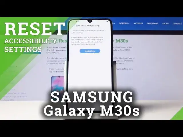 'Video thumbnail for How to Reset Accessibility Settings in Samsung Galaxy M30s - Restore Defaults Preferences'