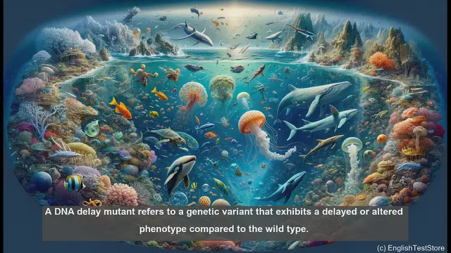 Video thumbnail for DNA delay mutant in biology - meaning, definition and examples