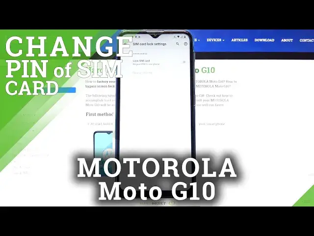 'Video thumbnail for Motorola Moto G10 - Set SIM PIN on SIM Card'