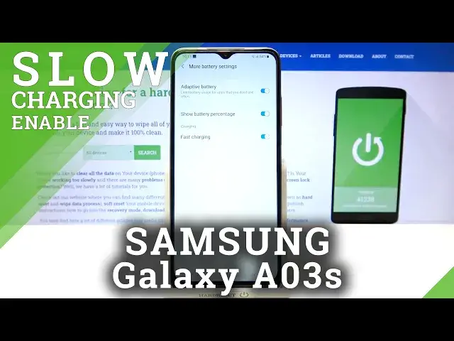 'Video thumbnail for How to Manage Slow Charging in SAMSUNG Galaxy A03s – Turn On / Off Slow Charging'