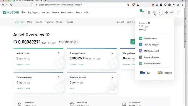 Video thumbnail for How to Find Your Wallet Address on Kucoin (Step by Step)