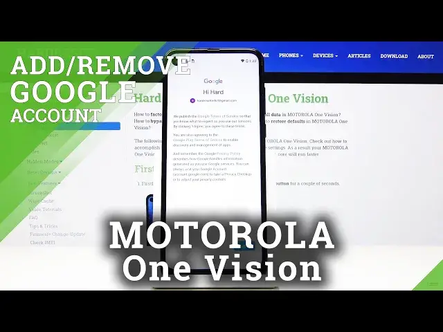 Video thumbnail for How to Add Google Account in MOTOROLA One Vision – Sign in to Google