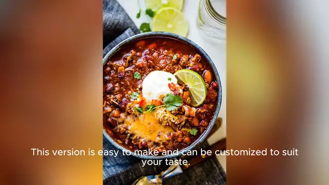 Video thumbnail for basic chili recipe