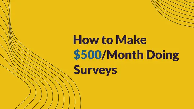 Video thumbnail for How To Make Money Doing Surveys (Over $500/Mo)