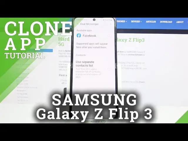 'Video thumbnail for How to Clone Apps on SAMSUNG Galaxy Z Flip 3 – Use Multiple Accounts'