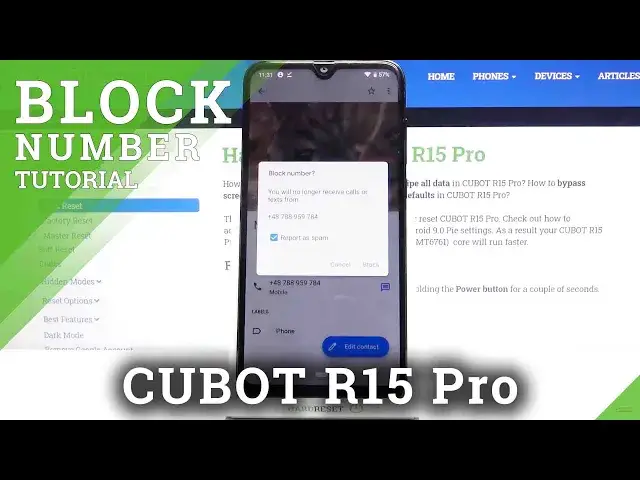 'Video thumbnail for How to Block Number in CUBOT R15 Pro – Create a Blacklist'