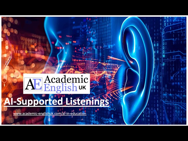 Video thumbnail for AI-Supported Academic Listening Audio Links 1-20