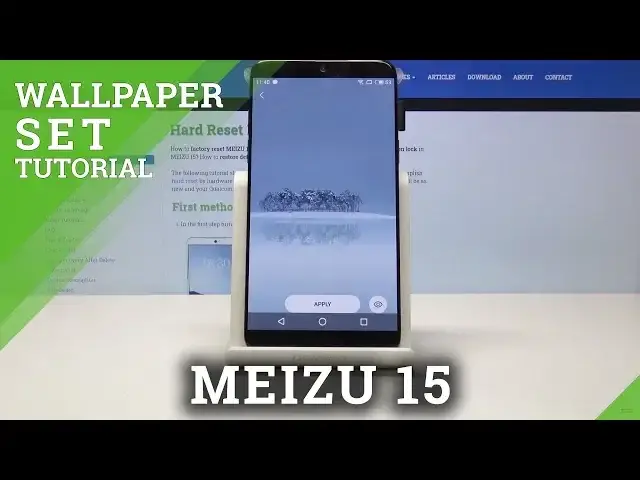 'Video thumbnail for How to Change Wallpaper in MEIZU 15 - Desktop Update'