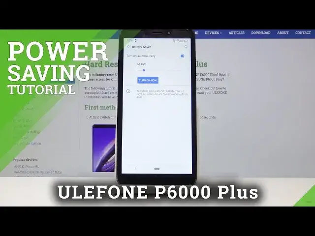 'Video thumbnail for How to Enable Power Saving Mode in ULEFONE P6000 Plus - Extend Battery Life'
