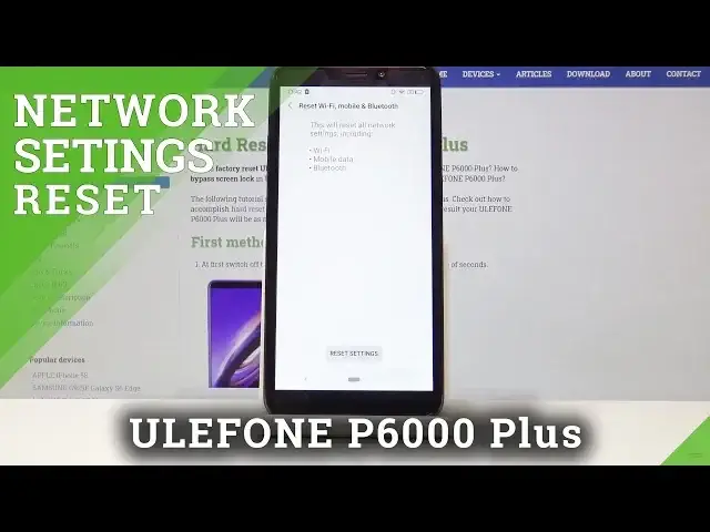 'Video thumbnail for How to Reset Network Settings in ULEFONE P6000 Plus - Restore Wi-Fi'