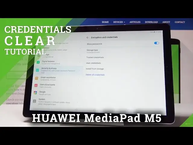 'Video thumbnail for How to Remove All Licenses in HUAWEI MediaPAD M5 - Clear Credentials'