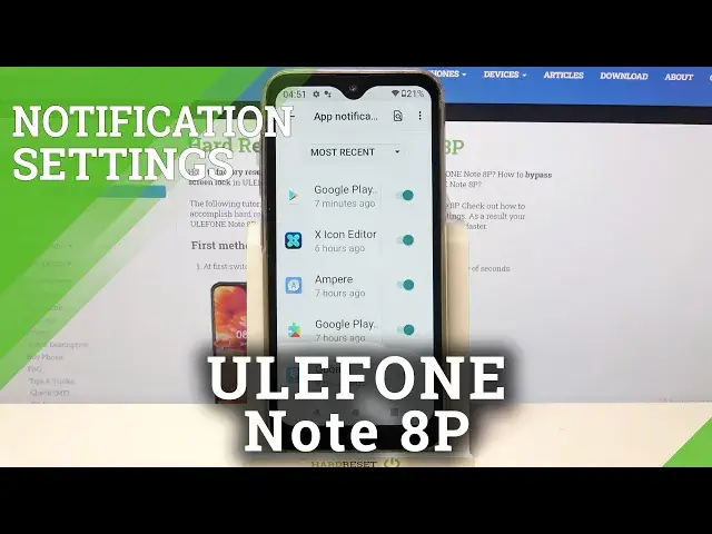 Video thumbnail for Notifications Settings – ULEFONE Note 8P and Apps Messages
