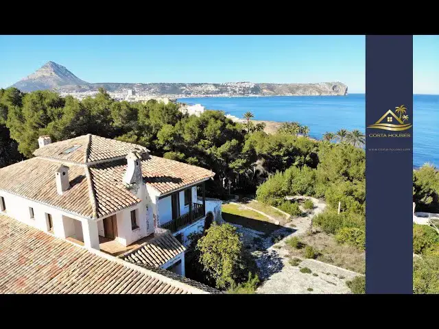 Video thumbnail for •· JAVEA SEAFRONT MEDITERRANEAN Villa for sale | Venta VILLA EN PRIMERA LINEA DE MAR Costa Blanca