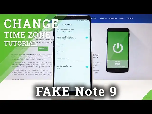 Video thumbnail for How to Change Date & Time in Clone of Samsung Note 9 - Set Up Time Zone