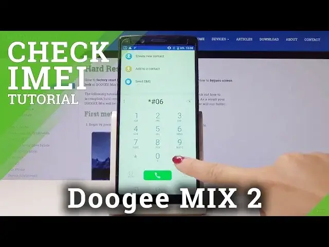 Video thumbnail for How to Check IMEI Number in Doogee MIX 2 - Locate Serial Number
