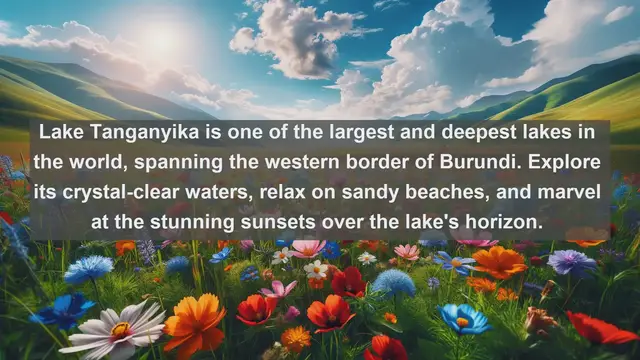 Video thumbnail for Exploring Burundi's Natural Beauty: Top 10 Must-Visit Landscapes