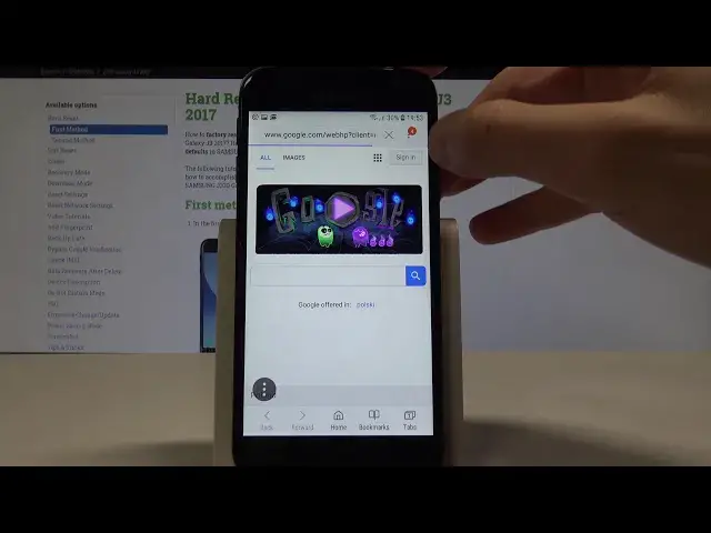 'Video thumbnail for How to Clear Browser Settings on SAMSUNG Galaxy J3 (2016) - Reset Browser Settings'