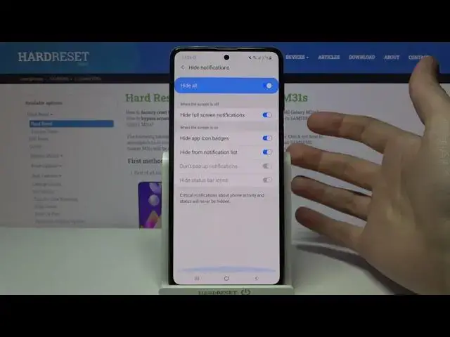 'Video thumbnail for How to Activate Do Not Disturb Mode in SAMSUNG Galaxy M31s – Change Audio Profile'