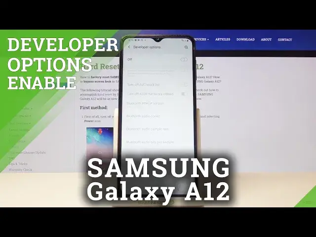 'Video thumbnail for How to Enable Developer Mode in SAMSUNG Galaxy A12 – Unlock Developer Features'