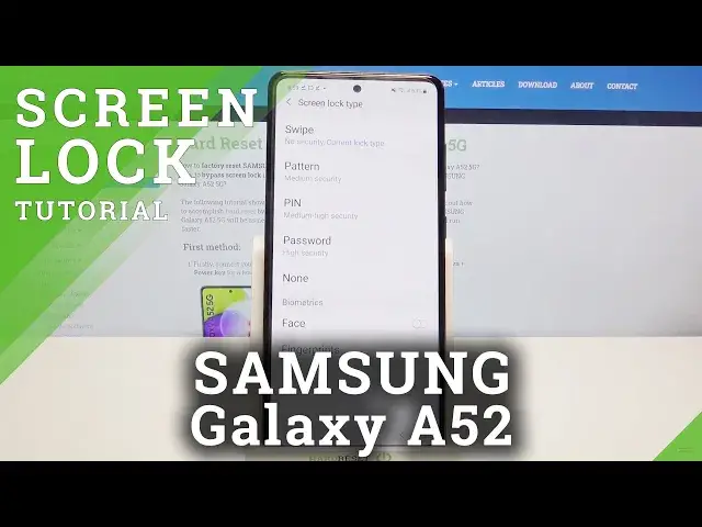 Video thumbnail for How to Set Up Lock Screen on SAMSUNG Galaxy A52 – Change Lock Screen