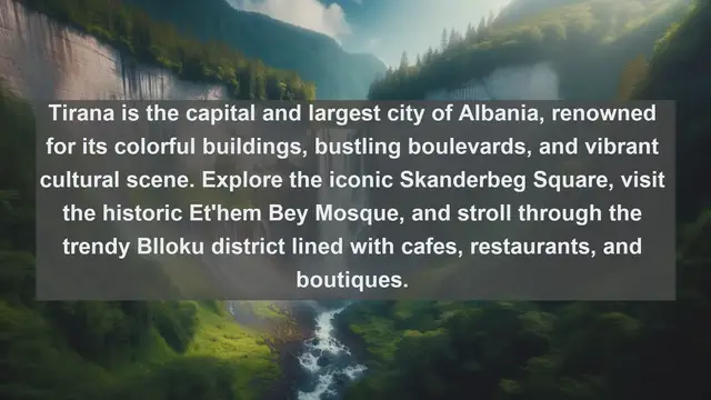 Video thumbnail for Revealing Albania's Urban Giants: Top 10 Largest Cities Unveiled