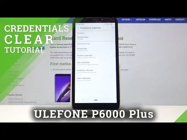 'Video thumbnail for How to Remove All Certificates in ULEFONE P6000 Plus - Clear Credentials'