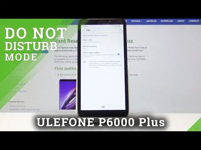 'Video thumbnail for How to Set Up Do Not Disturb Mode in ULEFONE P6000 Plus - Enable DND Mode'