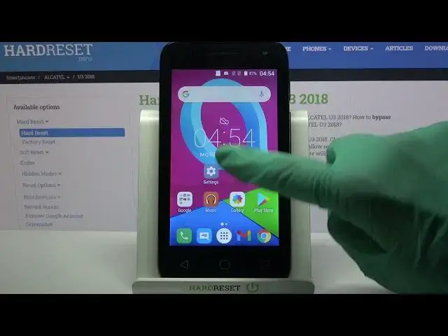'Video thumbnail for ALCATEL U3 2018 – Open Display Settings & Turn Off Screen Rotation'