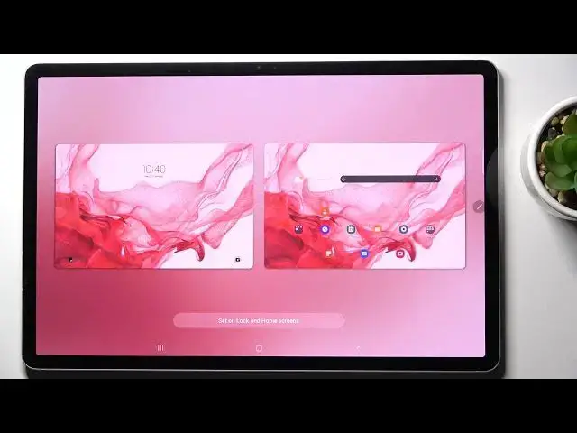 'Video thumbnail for How to Change Wallpaper on SAMSUNG Galaxy Tab S8+ - Set Up Wallpaper'