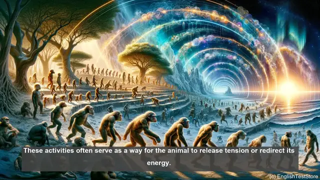 Video thumbnail for Displacement activity in biology - meaning, definition and examples