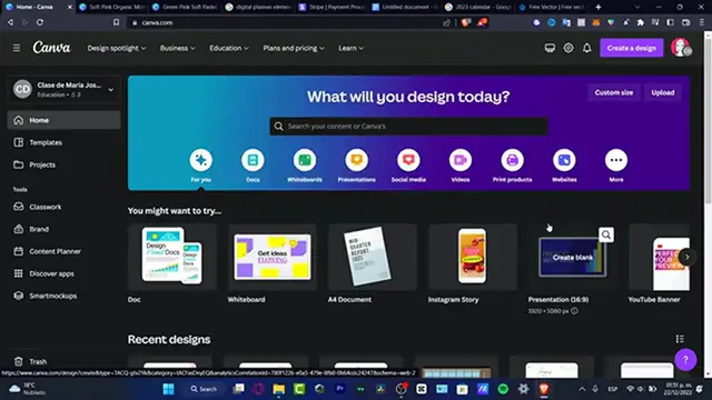 'Video thumbnail for How To Create a Digital Planner In Canva (2024) Fillable PDF'