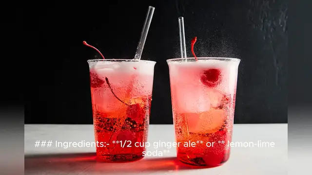 Video thumbnail for shirley temple recipe