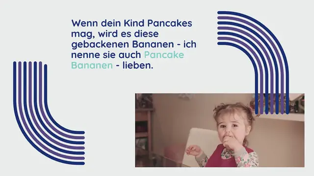 Video thumbnail for Gebackene Bananen für Babys