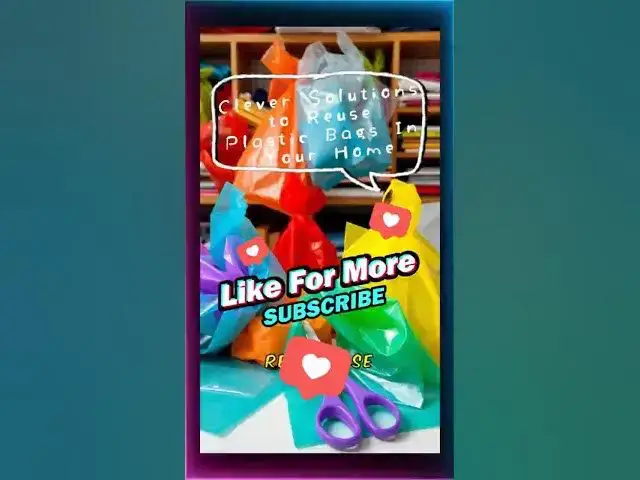 Video thumbnail for Clever Solutions to Reuse Plastic Bags In Your Home #levelupyourlife #funfact #facts