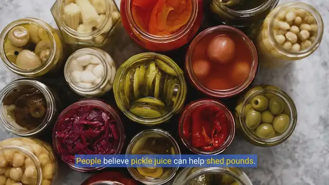 Video thumbnail for Pickle Juice for Weight Loss: Fact or Fiction?