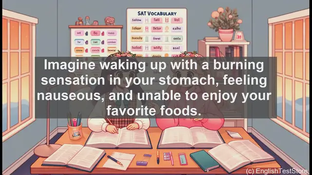 Video thumbnail for 5000 Must Know SAT Vocabulary - What is Gastritis? Understanding Stomach Inflammation